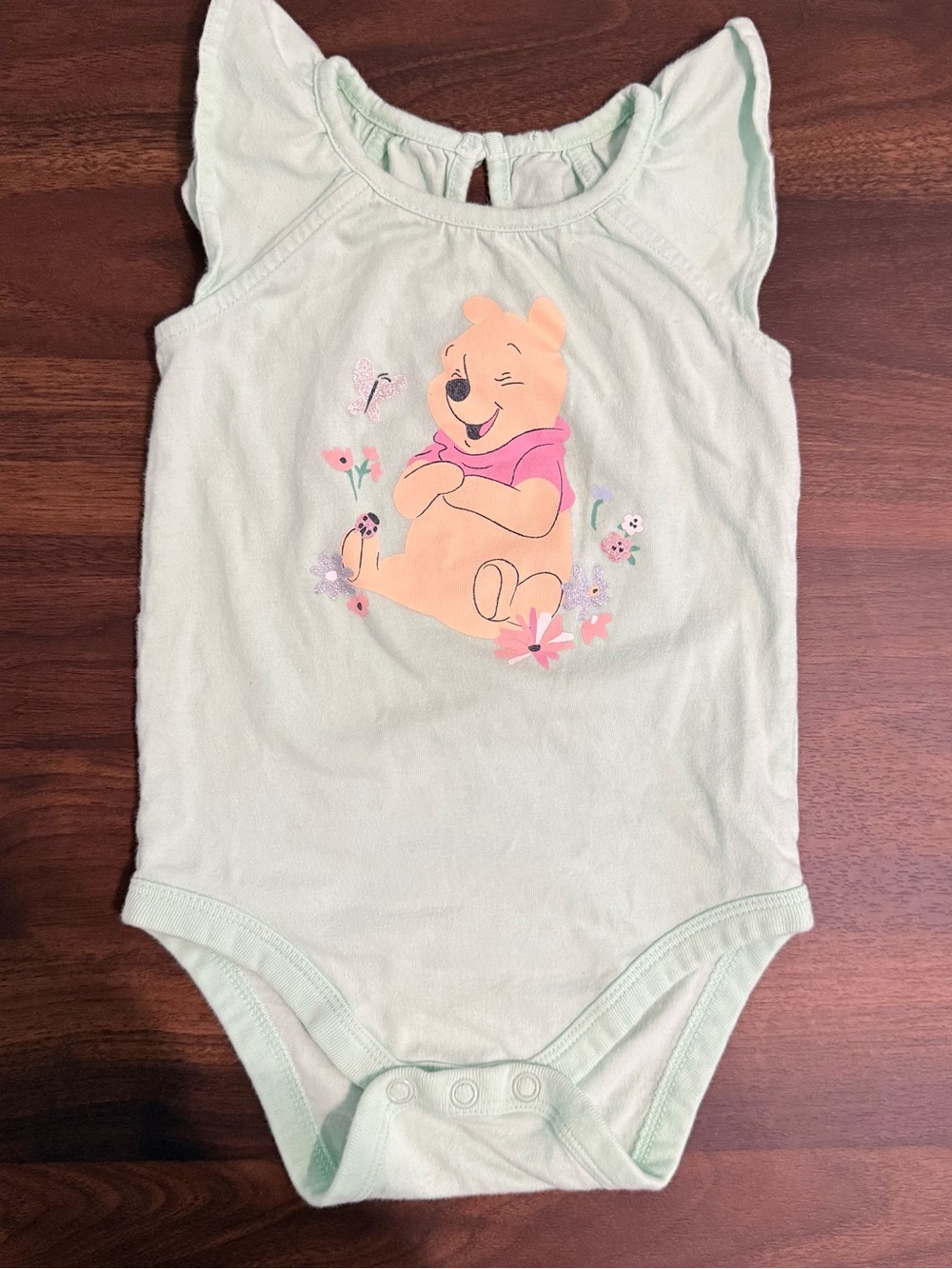 Baby girl Winnie the Pooh onesie